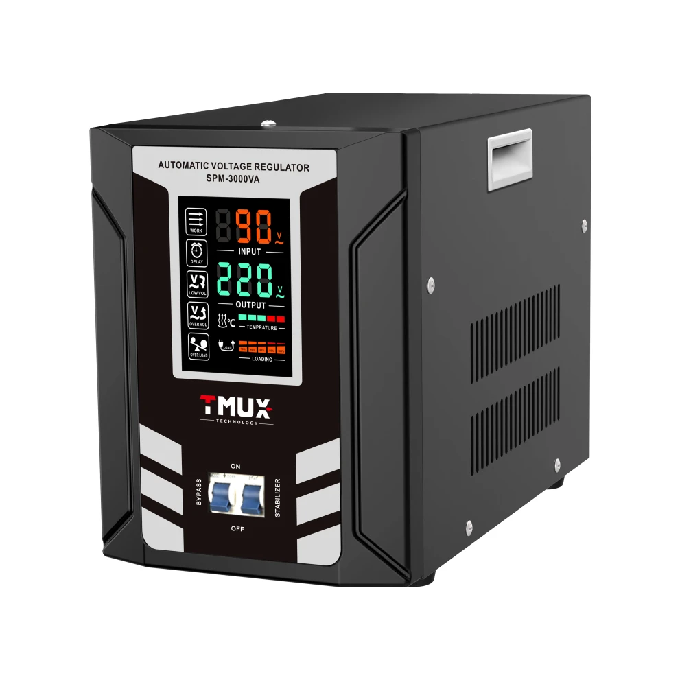 Relay Control With LED Display SPM-5000VA Electronic Relay Type AC220V Voltage Regulator/Stabilizer