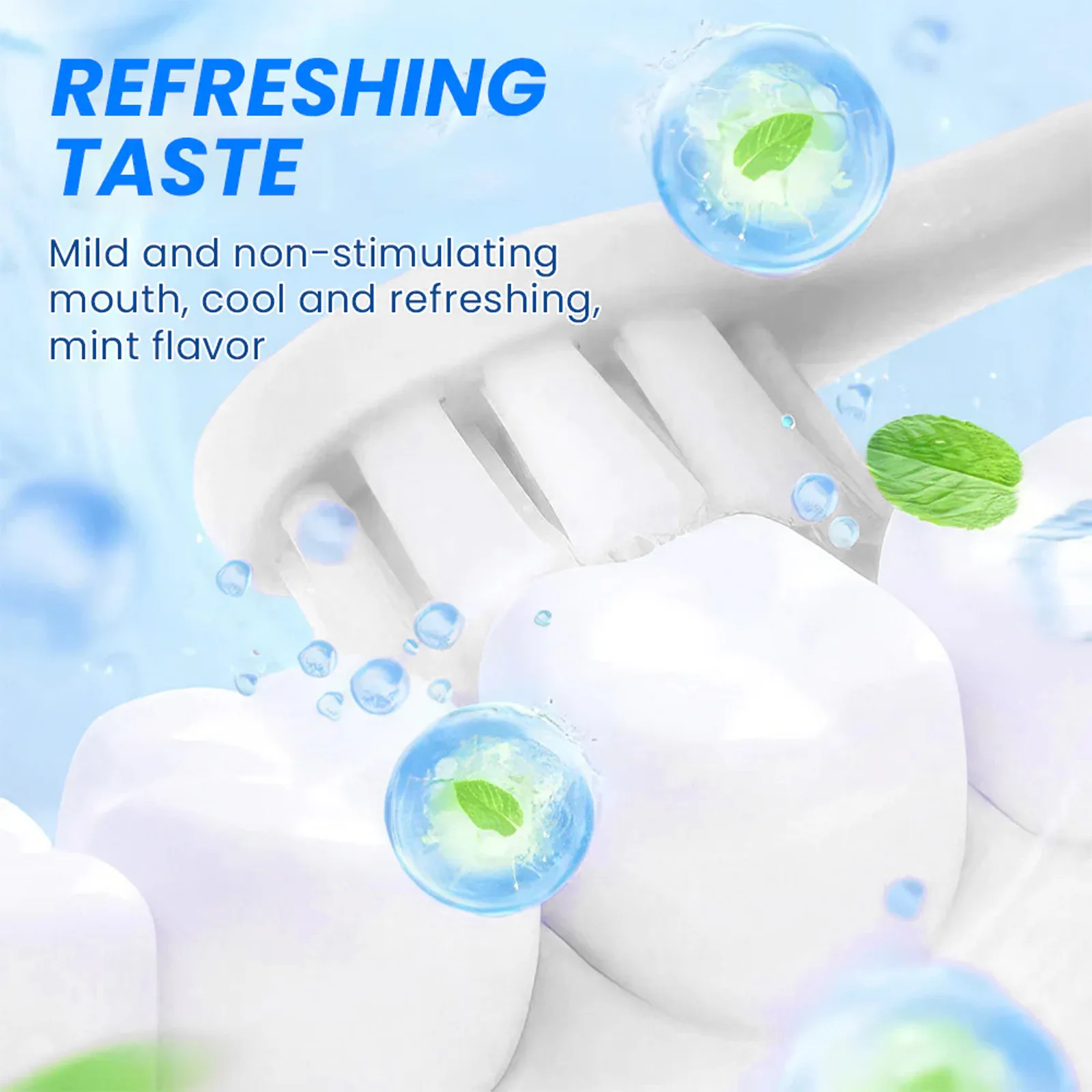 OEM Wholesale Non Fluoride Mouth Odor Removal Toothpaste Mousse Pasta De Dientes Spearmint Organic Toothpaste