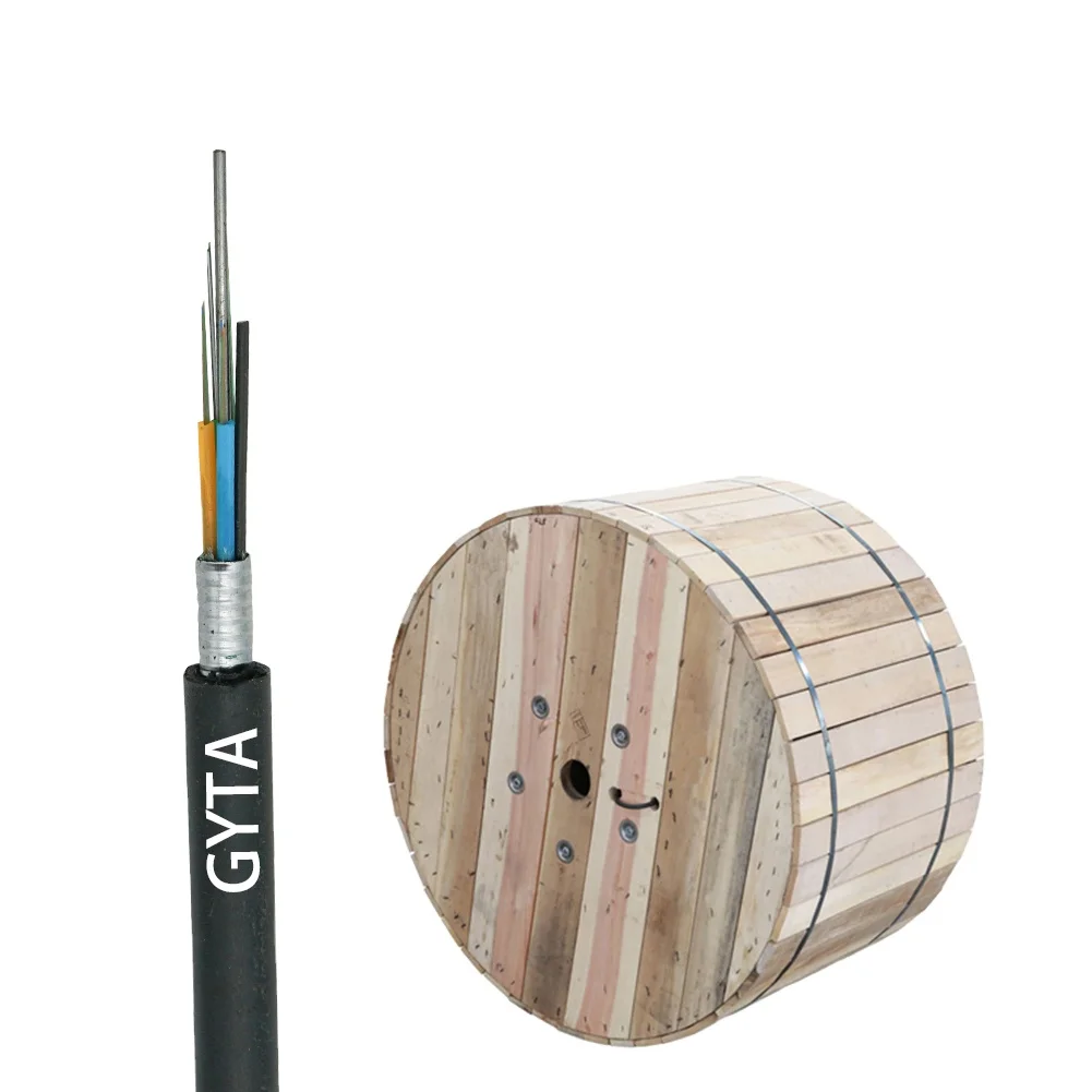 APL member GYTA or GYFTA 4 Core G652D or G657A Stranded Loose Tube Aluminum fibre optic cable