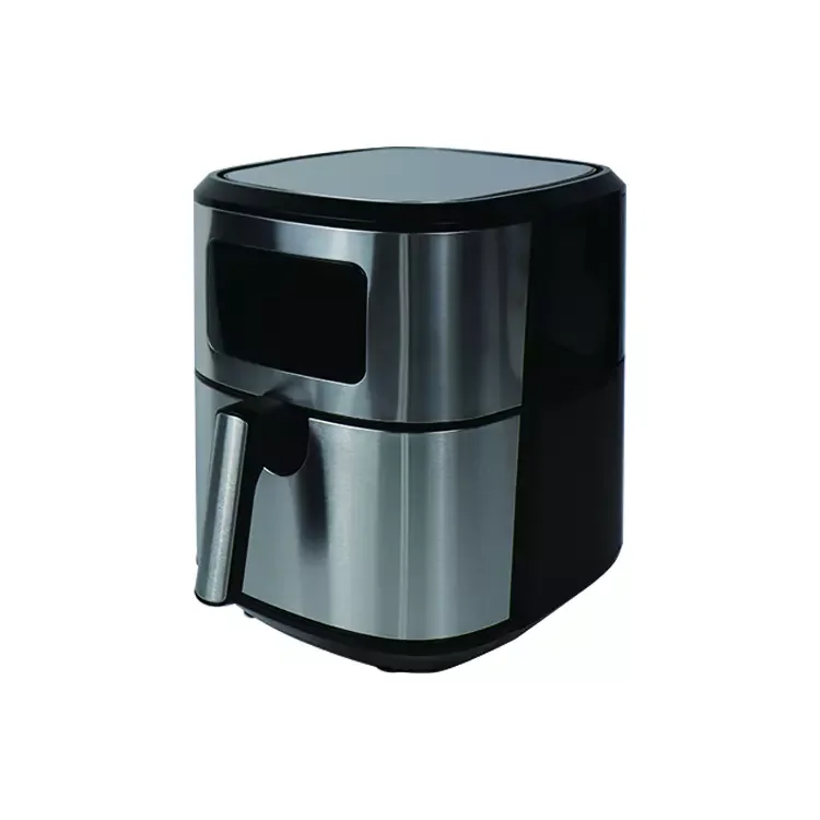 Digital 220 V 1700W stainless steel air deep fryer without oil and non stick plate