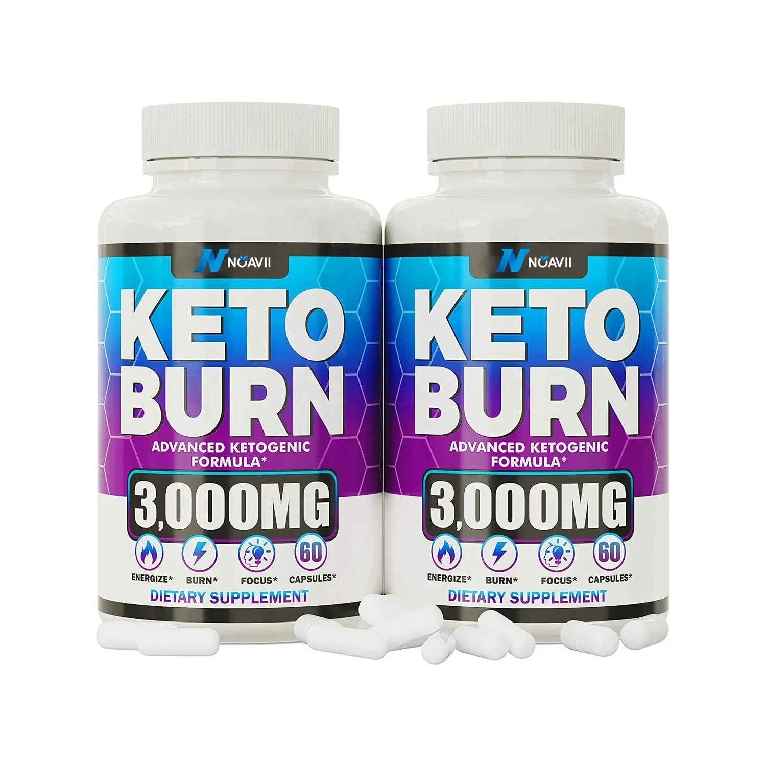 Таблетки для похудения Keto средство снижения веса и жира ультрабыстрая премиум-добавка женщин мужчин оптимальное