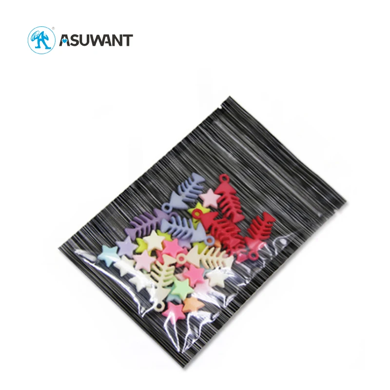 Custom Compound Element Heat Seal Foil Zip Lock Plastic Mobile Phone Accessories Packaging Bags for Headset Cases