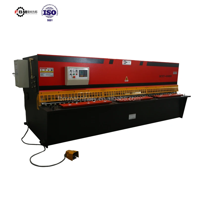
hydraulic metal sheet shearing machines qc12y-4x4000 