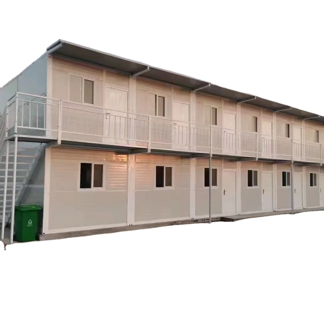 Modern cheap luxury prefab 1 2 3 4 bedrooms flat pack container houses portable prefabricated homes two bed room attached toilet