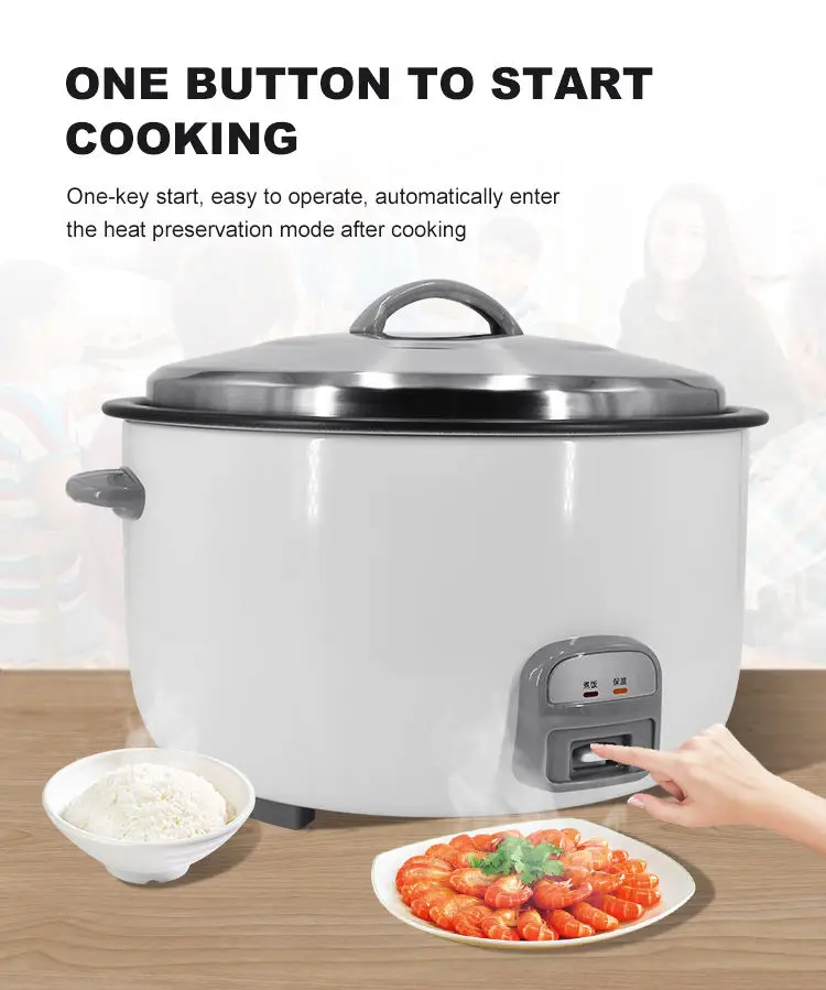 Best Commercial Rice Cookers Drum Shape Saudi Arabia Rice Cooker 2023 Restaurant Oversize Rice Cooker