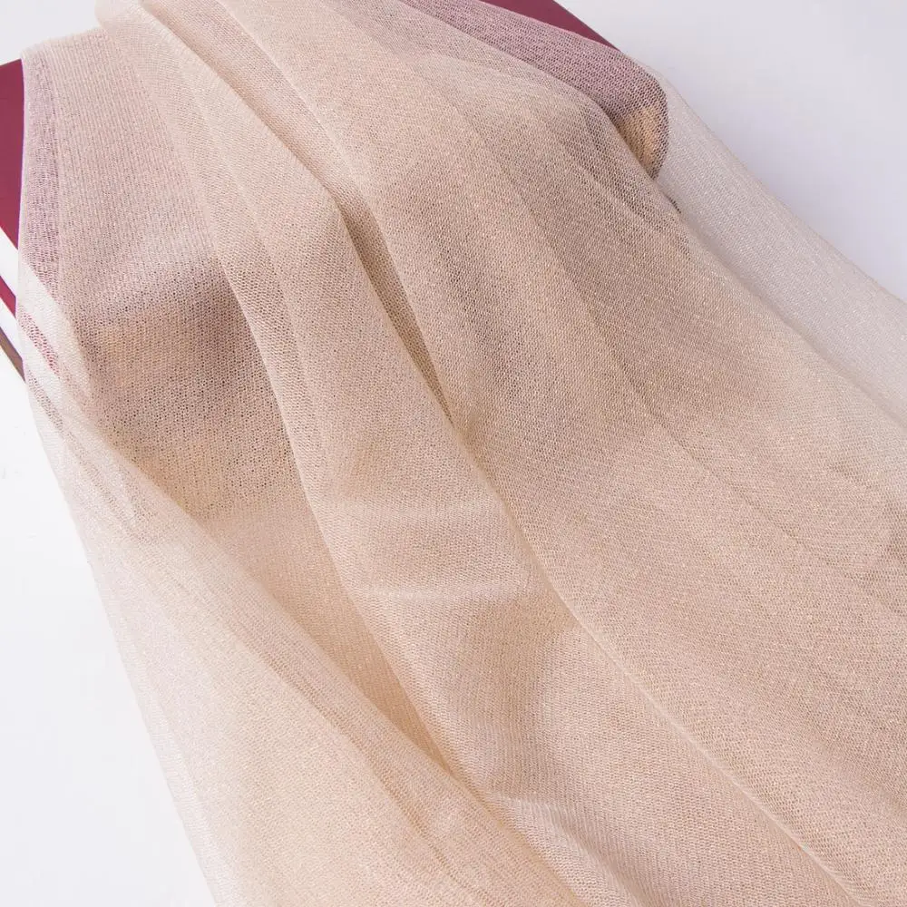 Hot sell classic glitter gold thread bridal fabric tulle embroidery mesh