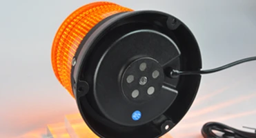 Golddeer Super Bright auto safety light Rotating Revolving LED Beacon red Light with Magnetic Mount 60LEDs 12 volt warning light