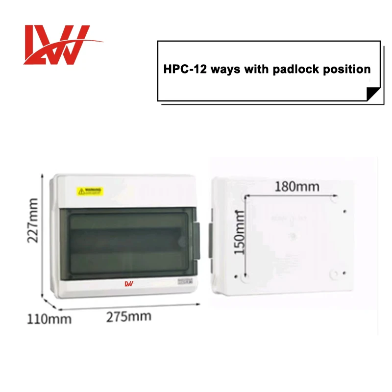 18ways Outdoor waterproof electric power distribution box