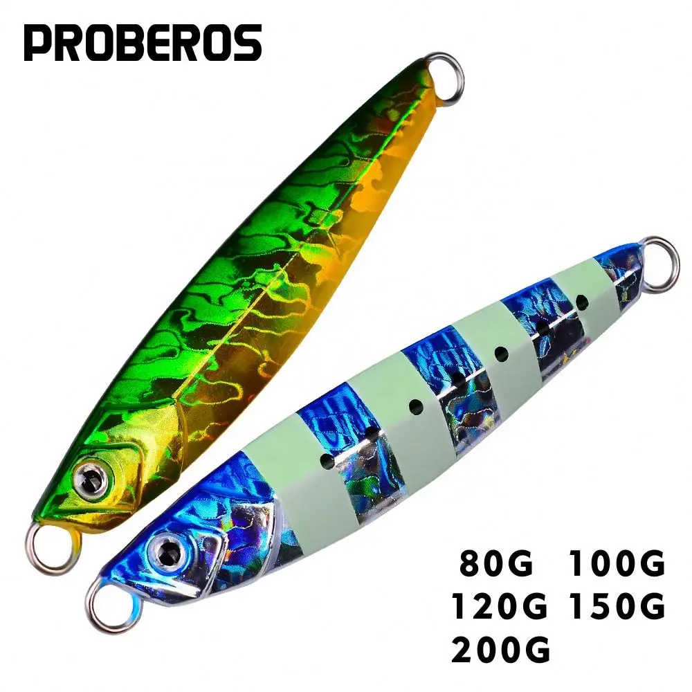 Metal Cast Jig Spoon 24g 30g 40g 60g 80g 100g 120g 150g 200g Casting Jigging Fish Sea Bass Fishing Lure Tackle