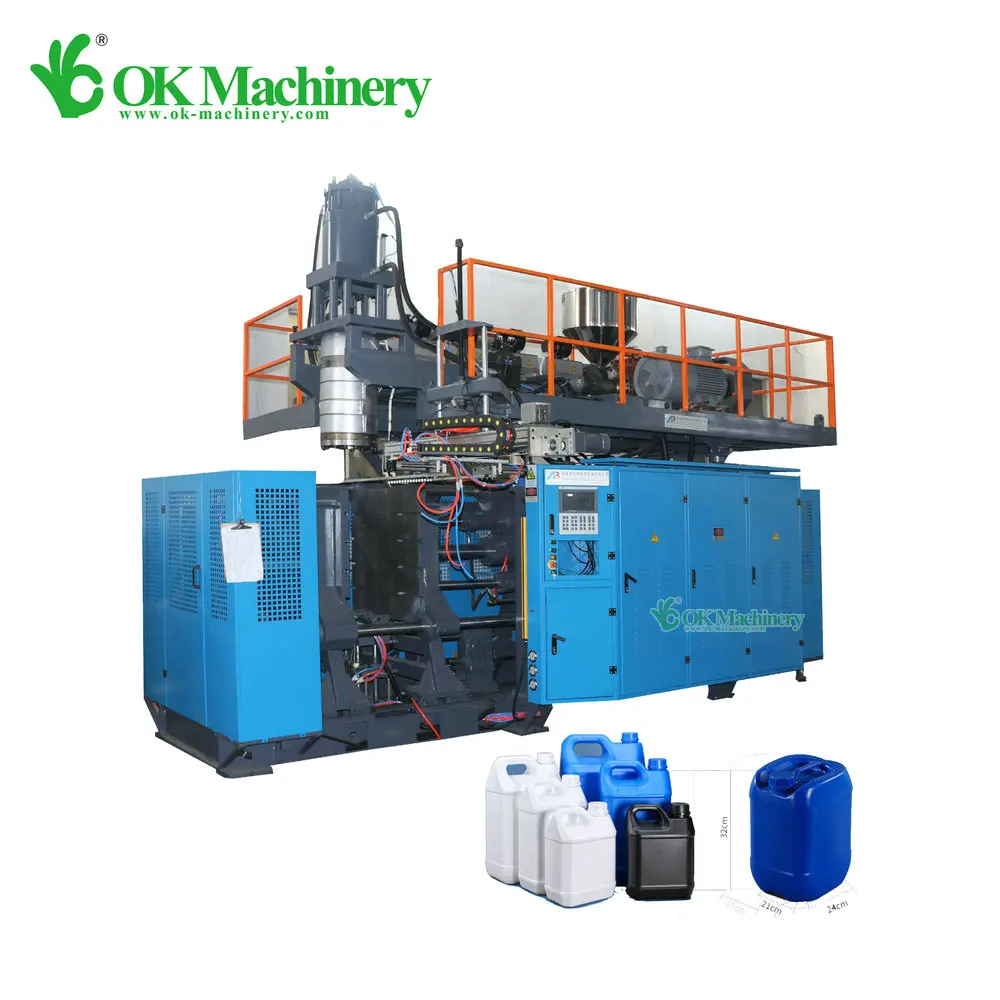 BKBK02 fully automatic for sale manufacturer HDPET PP PE  5 liter to 20 l extrusion plastic PET bottle blow molding machine