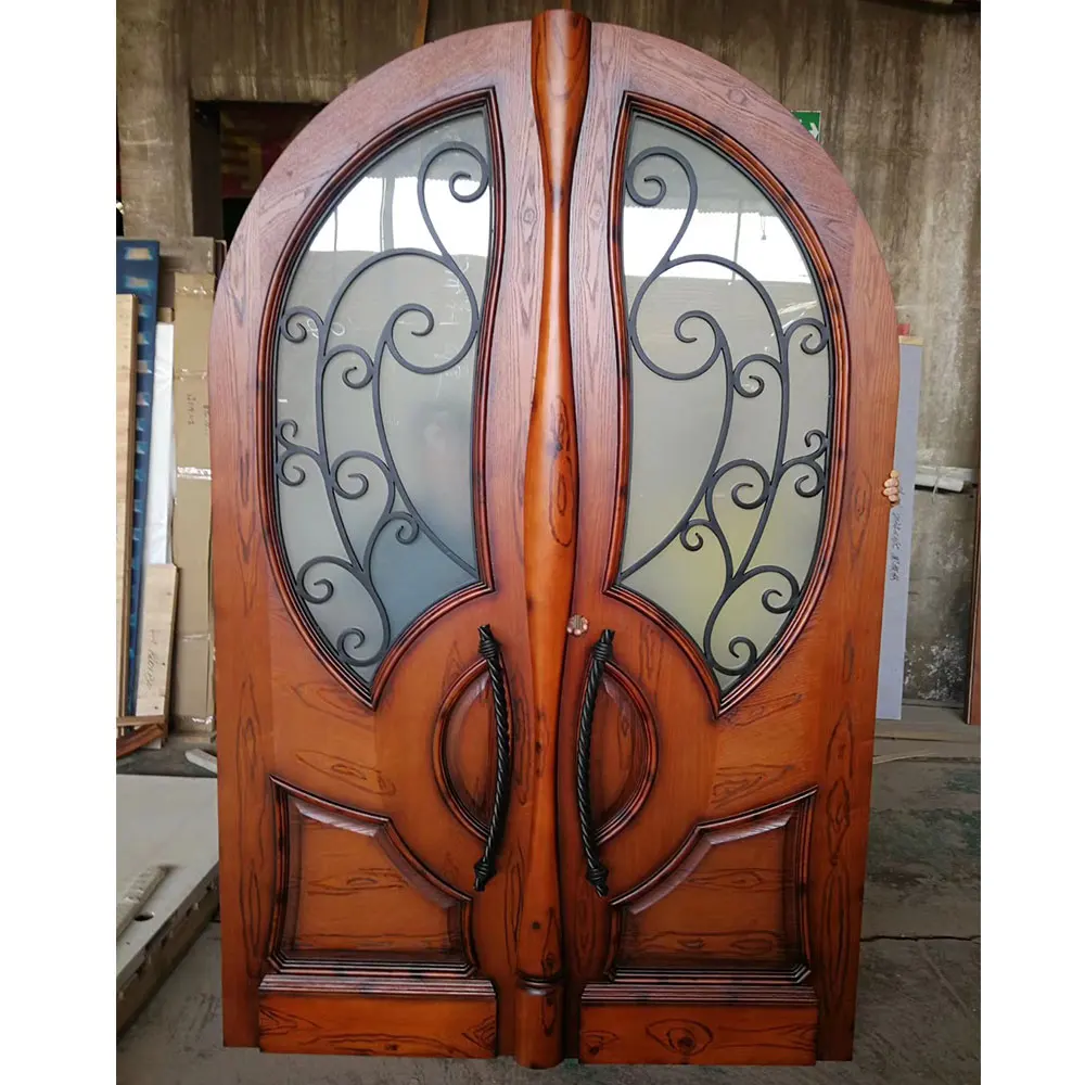 Primary Double Wrought Iron Gates Wrought Iron Wood Door Design Ideas Iron Doors Design Pictures