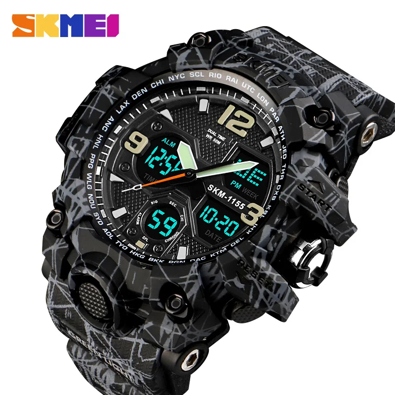 SKMEI 1155B спортивные цифровые часы цена светодиодные браслет Заводская оптовая продажа