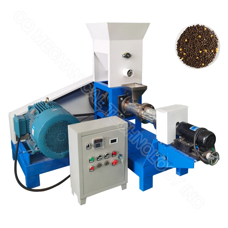 Small Fish Feed Pellet Mill Making Floating-fish-feed-making-machine Nylon Fishing Line Extruder Machine