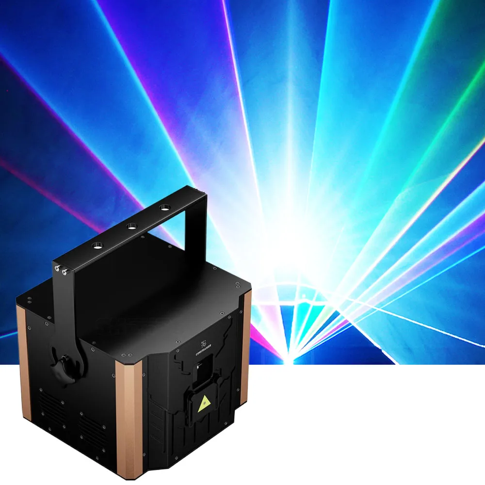 Halloween Disco lights DMX controller 12W RGB Animation Laser Light