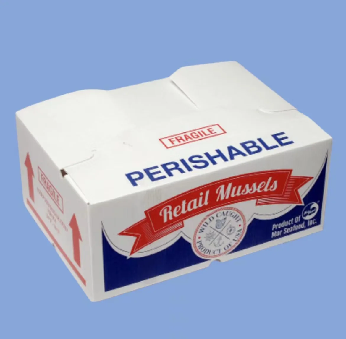 Fish Box Plastic Packing Frozen Packaging Fresh Seafood Ploytherene PP Shipping Hollow Hdpe Dried Transport Big for Fish Box