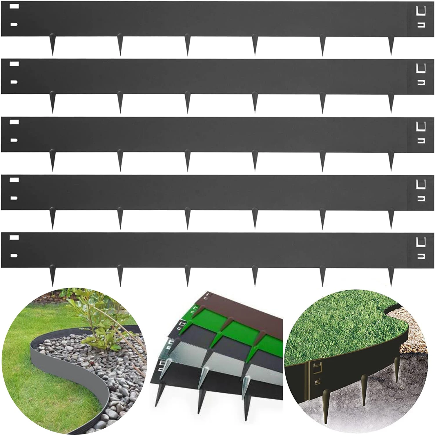 Landscaping Garden Edging For Lawn/Corten Steel Garden Lawn Edging/Hammer-in Steel Garden Metal Edging