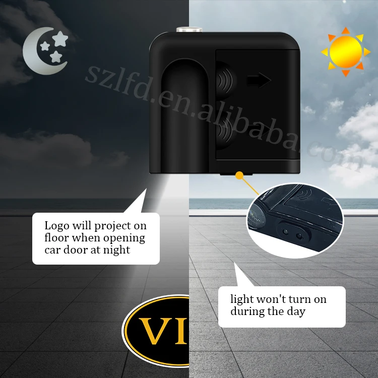 MOQ 1set Wireless Projector Laser Logo Car Door Courtesy Welcome Lamp Led Ghost Shadow Light