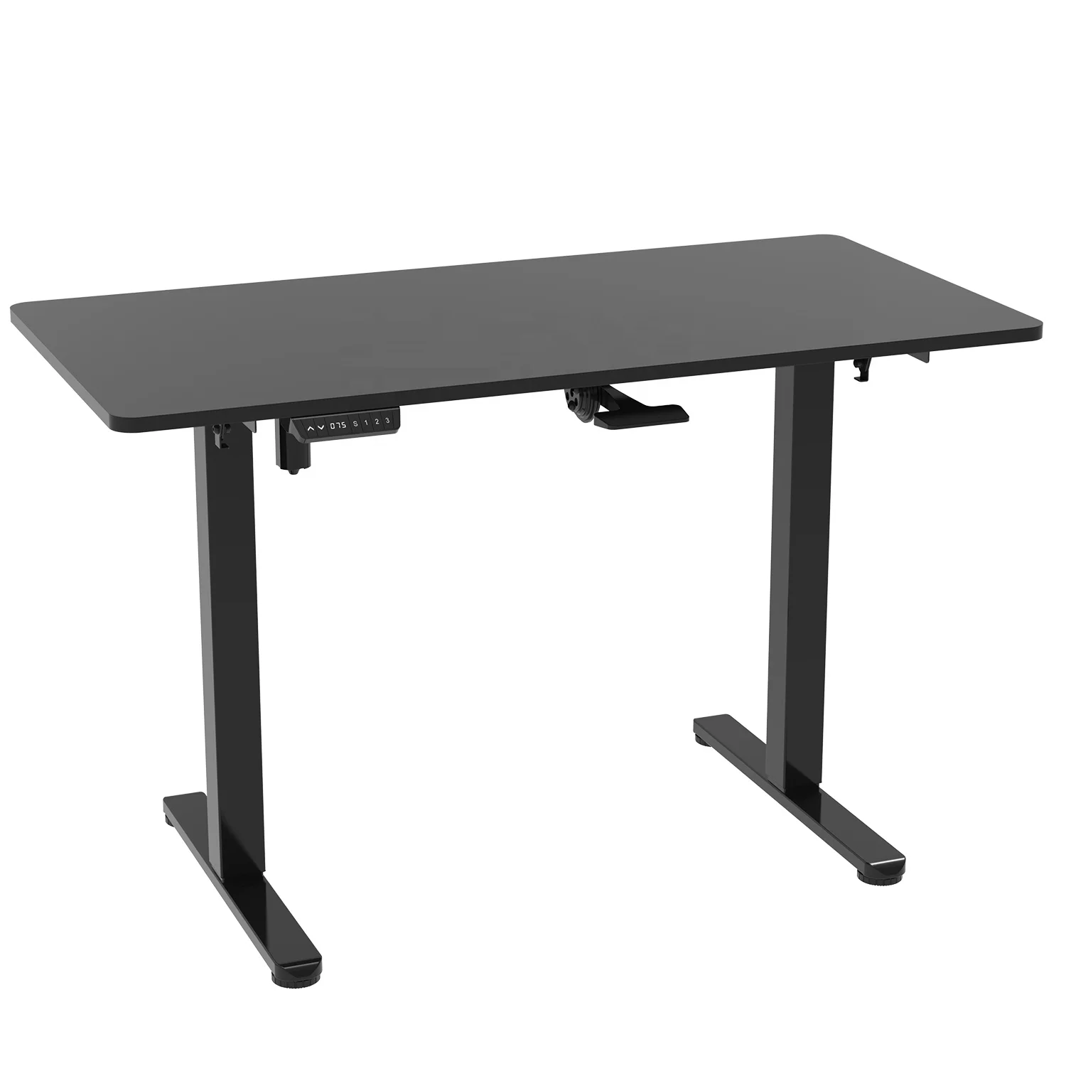V-mounts office executive desk adjustable height electric table with Flip-up adjustable angle desktop JSD5-01-PF
