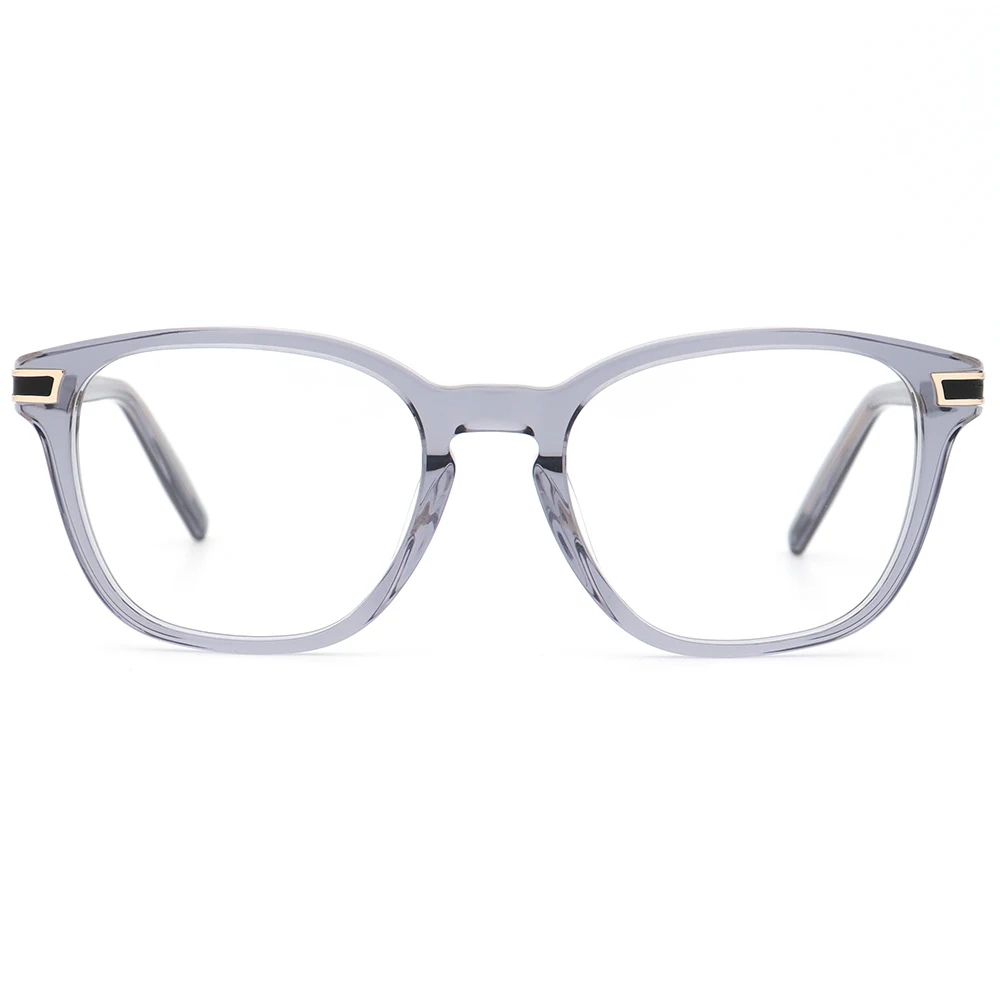 VIFF MB1045 Square Acetate Frames Key Hole Vintage Thin Eye Glasses High Quality Optical Stainless Frame 2022