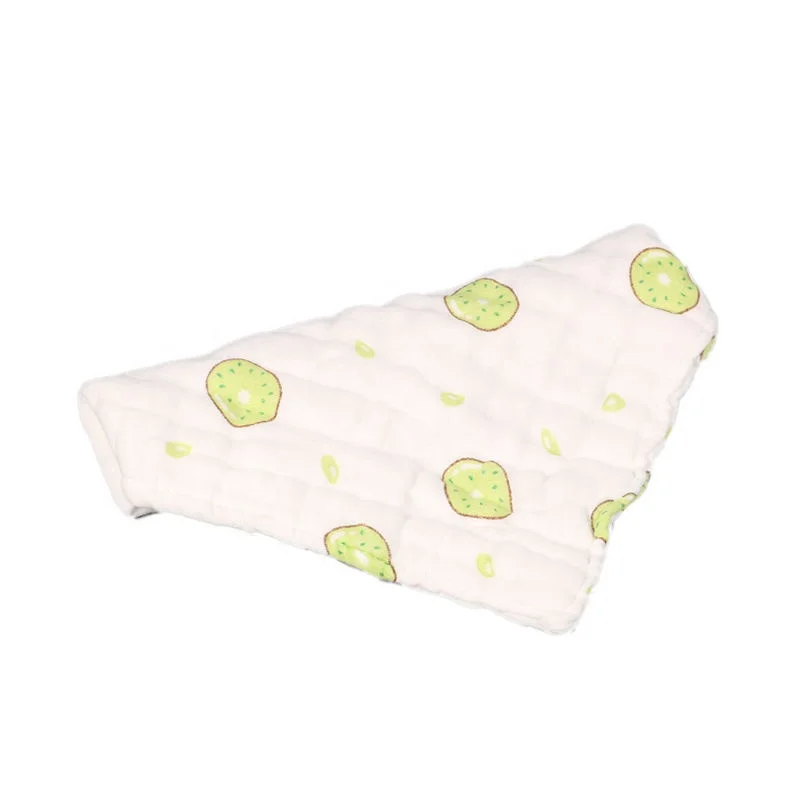 
New Style 6/4 Layers Cotton Bibs Double-sided Printed Newborn Baby Product 