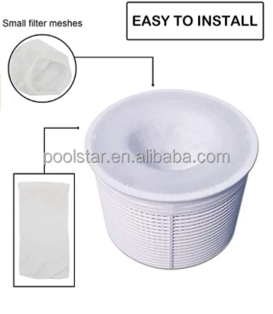 Pool Accessories 5-Pack Fine Mesh Pool & Spa Pre-Filter Savers Filter bag Pool Skimmer Socks for Filters&Baskets&Skimmers