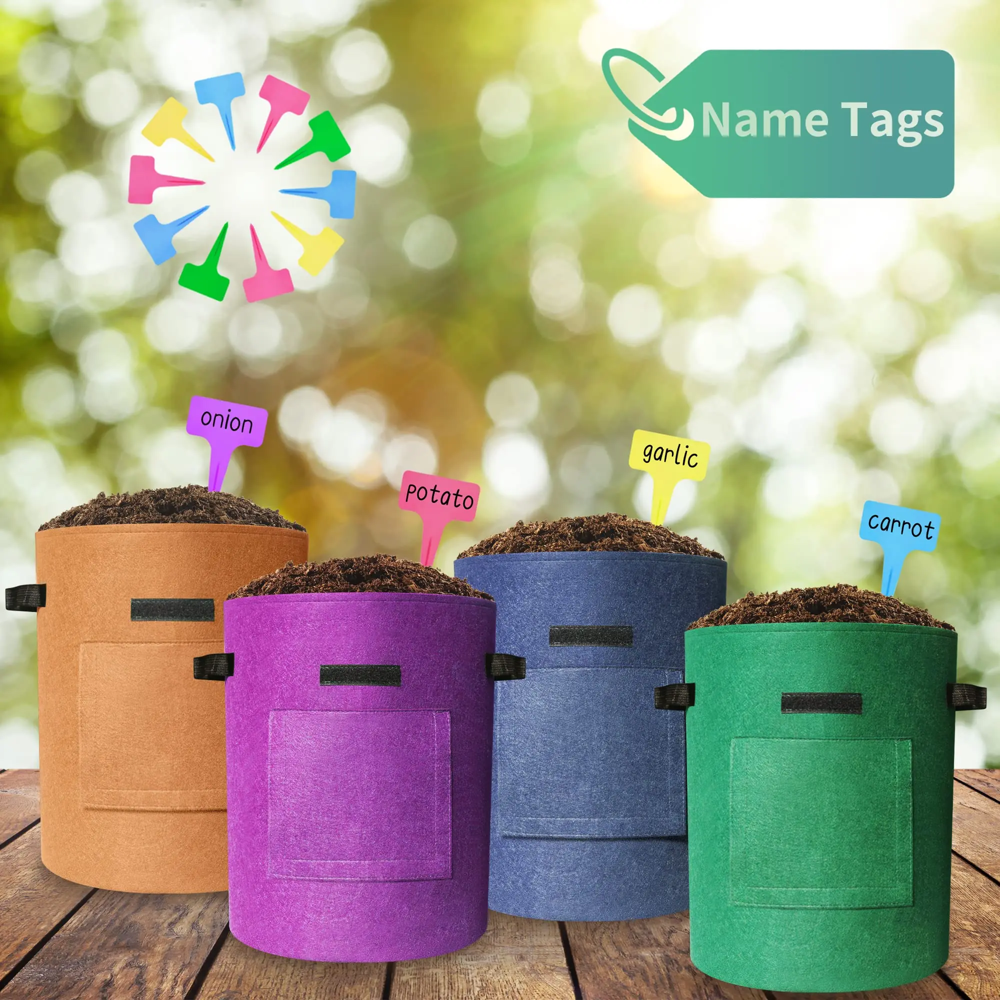 Wholesale Hot Selling Thickened Non-woven Seedling Pots Plant Growth Plant Fabric Pot Cover