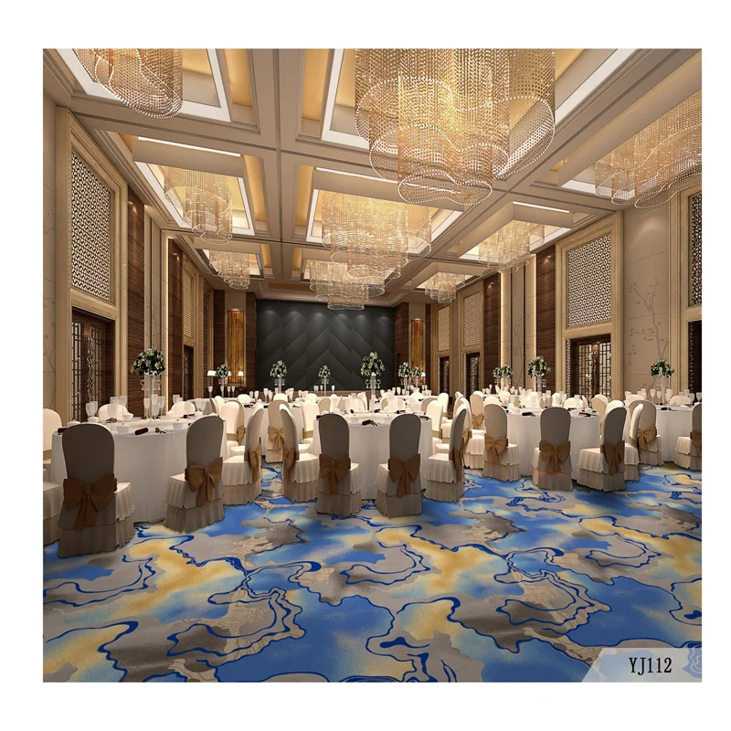 Customized carpet patterns for hotel wedding banquet halls factory low-priced high-quality wall to wall carpet