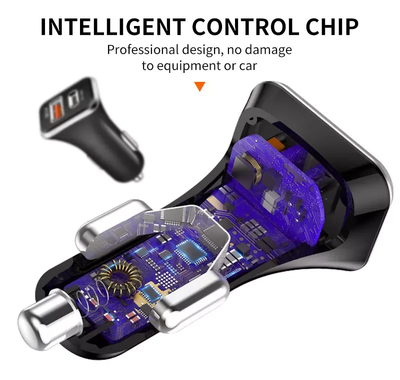 Dual Port 36w Qc3.0 usb C Chargeur Carregador Cargador Rapido Cellular Oraimo Fast Usb Pd Sarj Car Charger Mobile Phone Charger