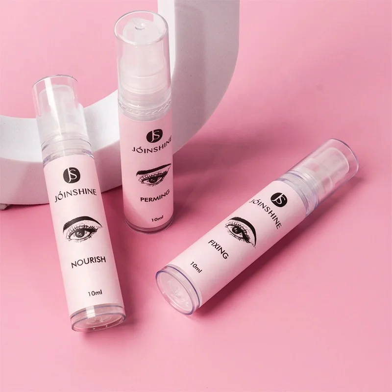 Private Label Cysteamine Hcl No Thioglycolic Acid Safe Formula Lash And Brow Lift Kit 5-8min Long Lasting Eyelash Perm Kit