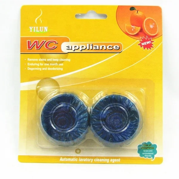 Fen-flavor toilet cleaner blocks Deodorizer Blue Solid block Toilet Gel Cleaning