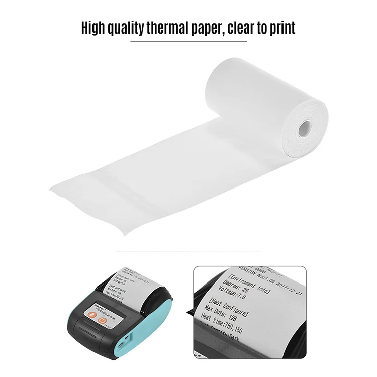 Wholesale High Quality Ticket Printing White Thermal Receipt Paper Roll