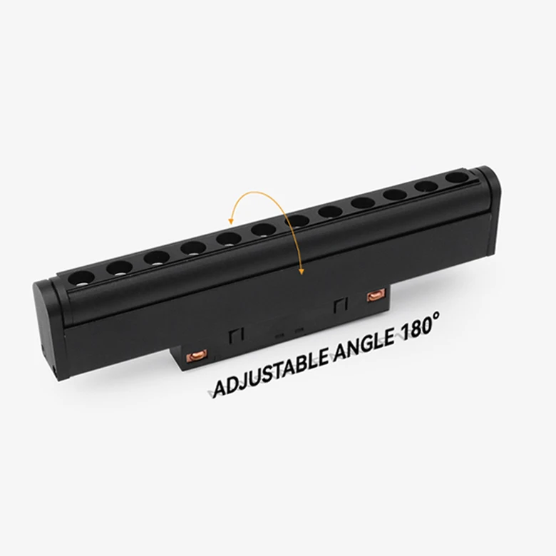 Rail Track Mall Gallery DC48V Dimmable 18W LED Focus Track Light