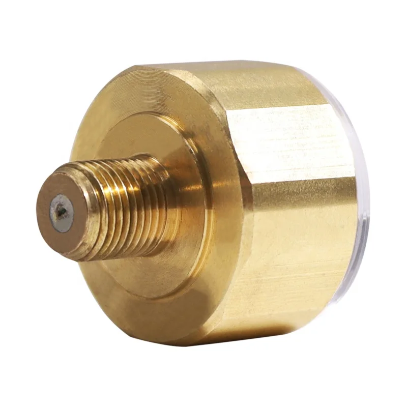 New Diameter 28mm High Pressure Paintball Scuba Regulator Valve 1/8BSPP Thread 350bar Air Gas Pressure Gauge