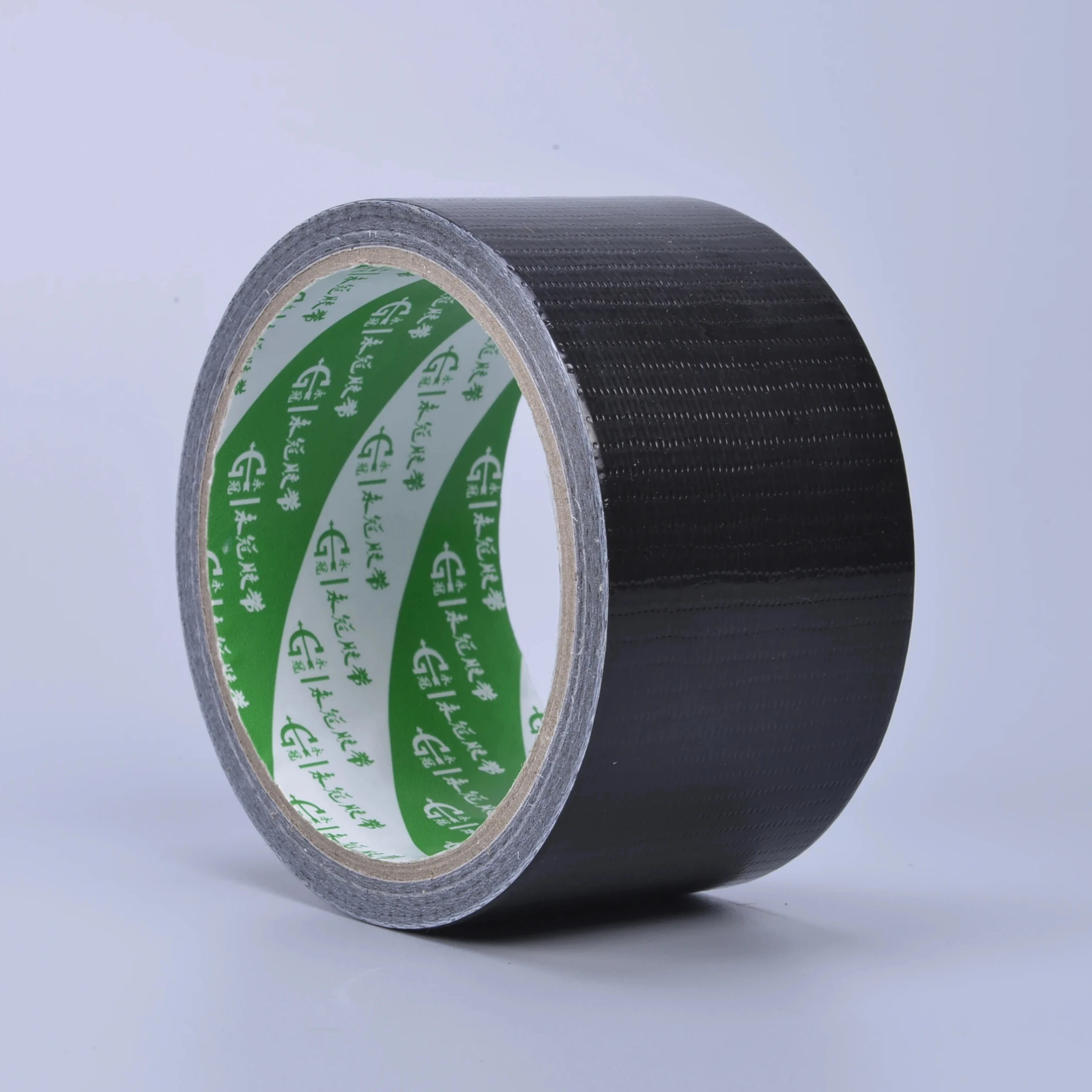 Сверхпрочная матовая Черная Клейкая клейкая лента из натурального каучука