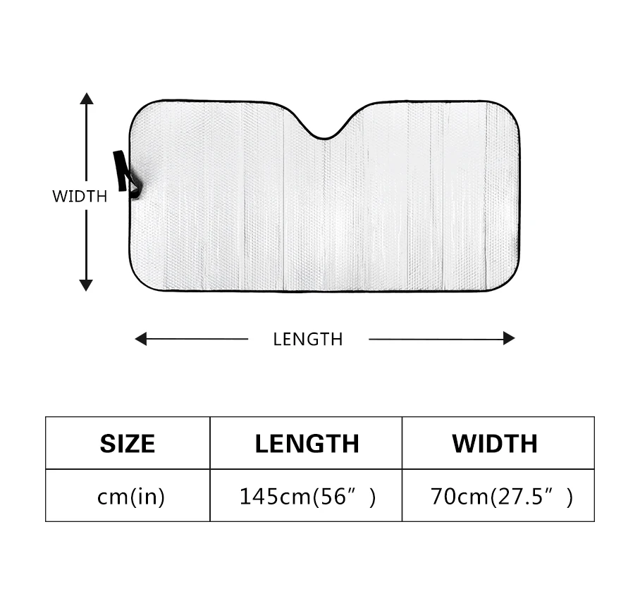 Universal UV Protect Auto Car windshield sunshades for car Custom your own Funny Creative Design Front Car Window Sunshade Visor