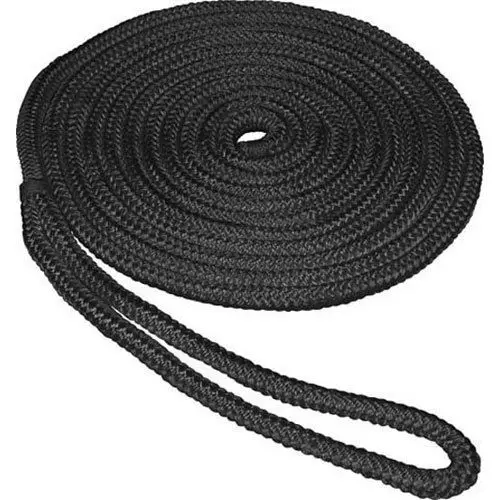 marine rolled 1 6 12 mm 1/4 gauge blue double nylon wire braided sailing rope manufacturers black 1000