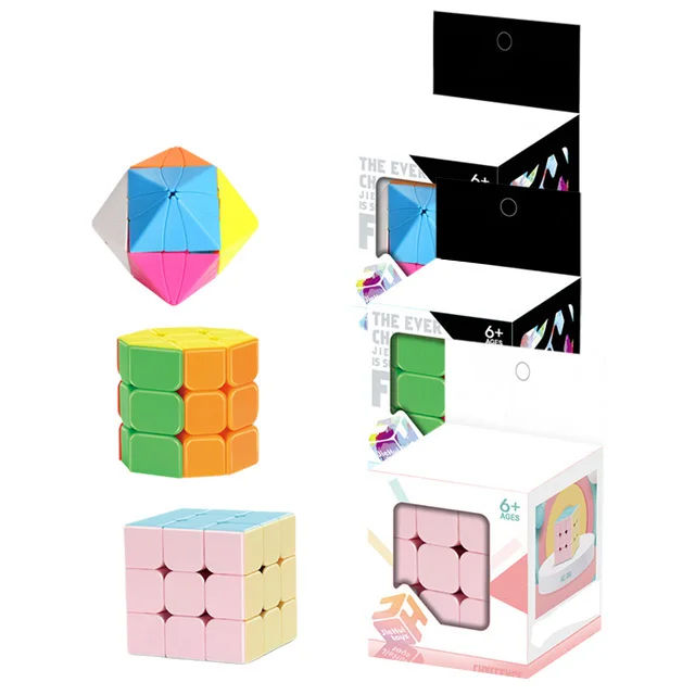Hot Selling kids gift High Quality 3D Magic game Cube iq Puzzle Magic Cube 3*3*3 For Brain Training