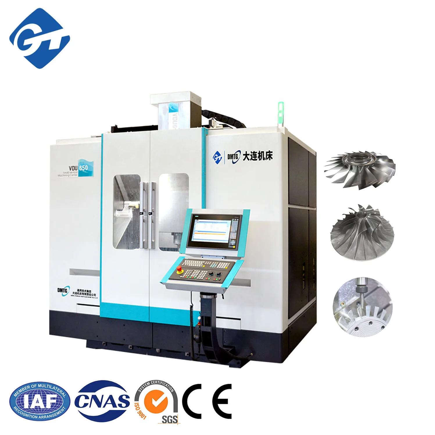 GT DMTG VMC650 5 Axis CNC Milling Machine For Metal Manufacturer 5 Axis Machining Center VMC Center Centro Deusinagens 5 Eixos