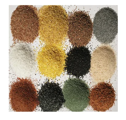 Changte Factory supplies natural primary color sand epoxy coating for application on stone exterior walls