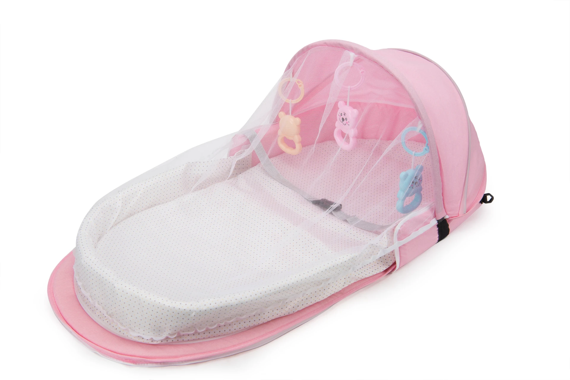 Factory wholesale folding with mosquito net multi-functional portable oblique span portable maternal and child bags