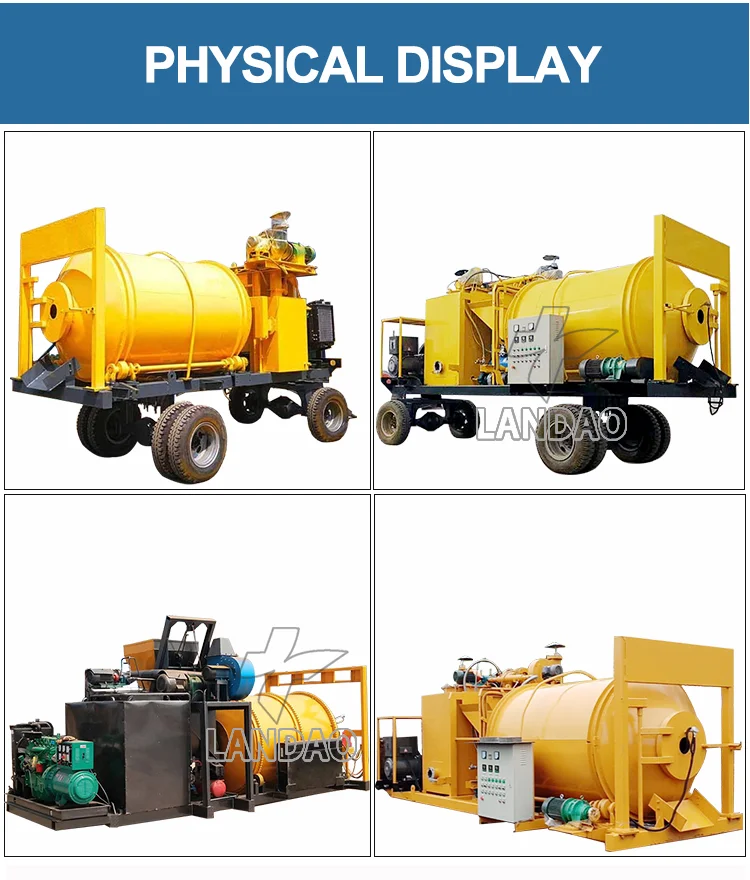 Road Construction New Bitumen Hot Mix Machine Asphalt Premix Small Plant