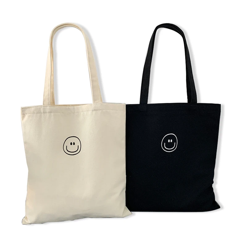 China custom fashion premium blank cotton canvas totebag wholesale tote bags color fabric supplier with embroidered logos