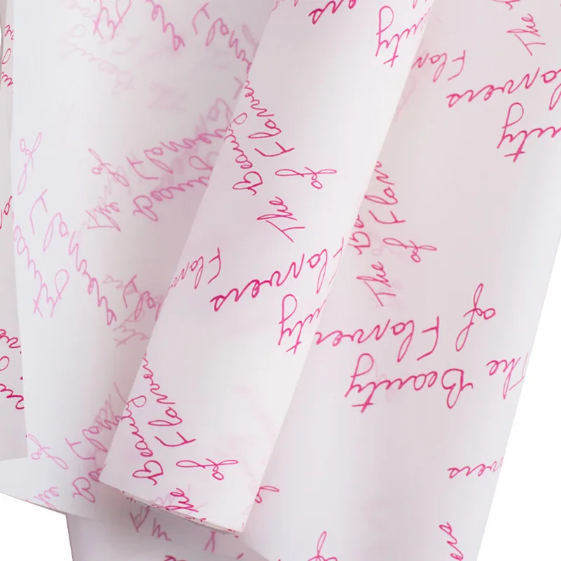 Hand-painted English bouquet wrapping paper roll flowers wrapping paper bouquet making materials