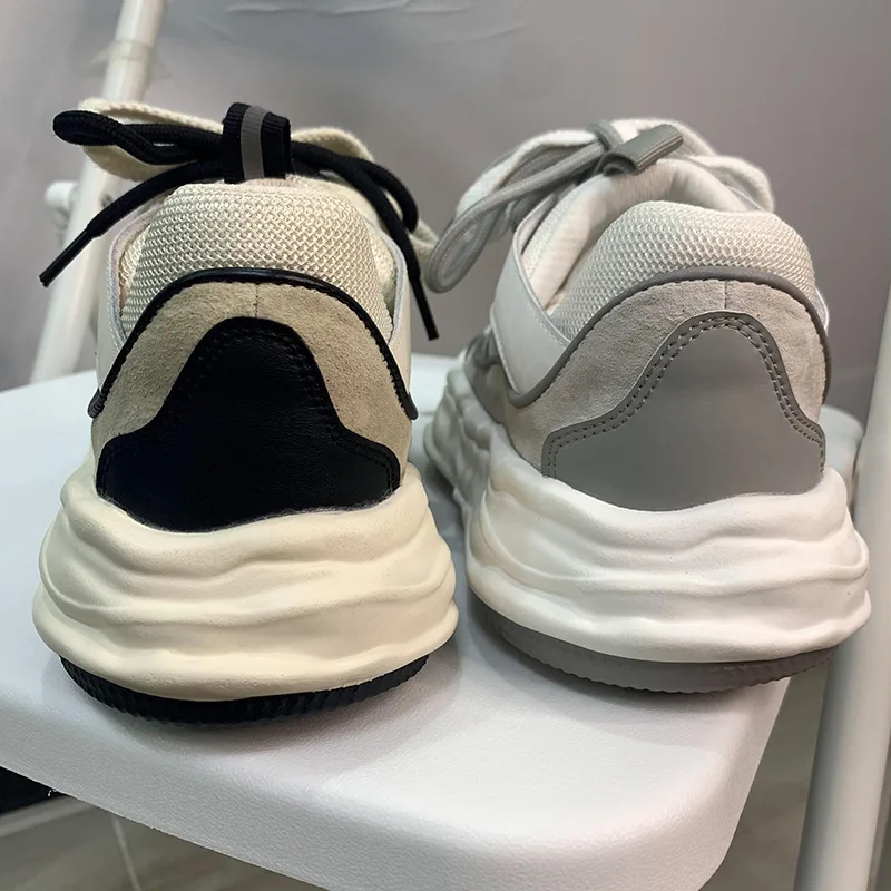 Кожаная Удобная дышащая модная дизайнерская женская повседневная обувь в современном стиле