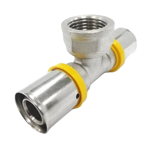 Tubomart OEM T16 Equal Tee Press Fitting for Gas/Water System with EPDM O-ring high quality