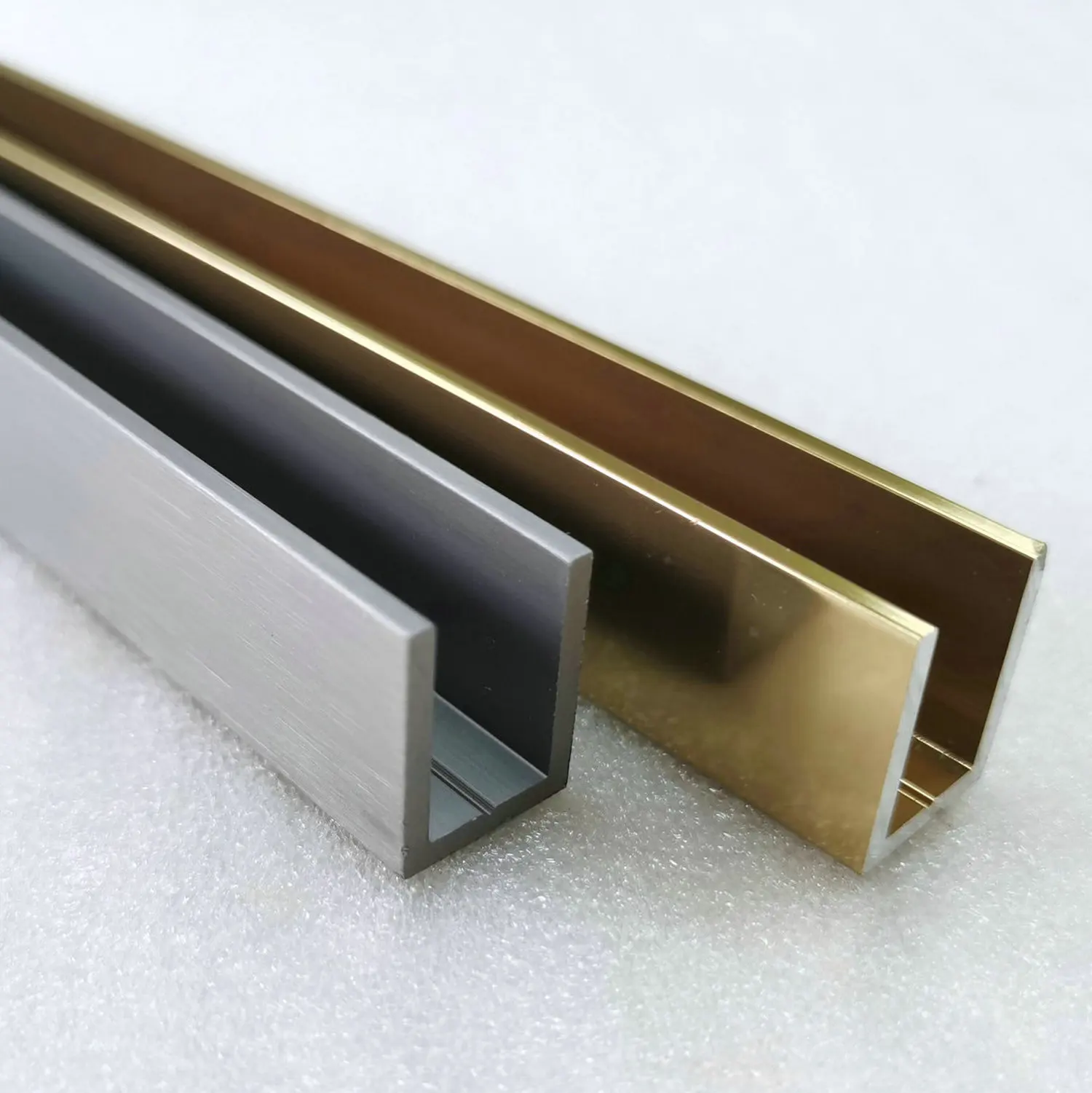 Высококачественный Подгонянный U-канал алюминиевый профиль для профиля душевой комнаты