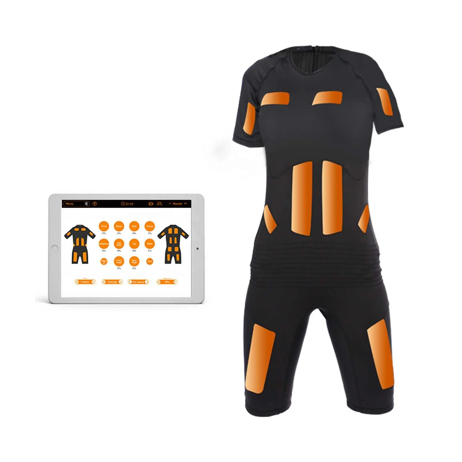 Self DIY Bodybuilding Electric Muscle Fitness Machine EMS Arm Hip Waist Training Pants Shorts Suit