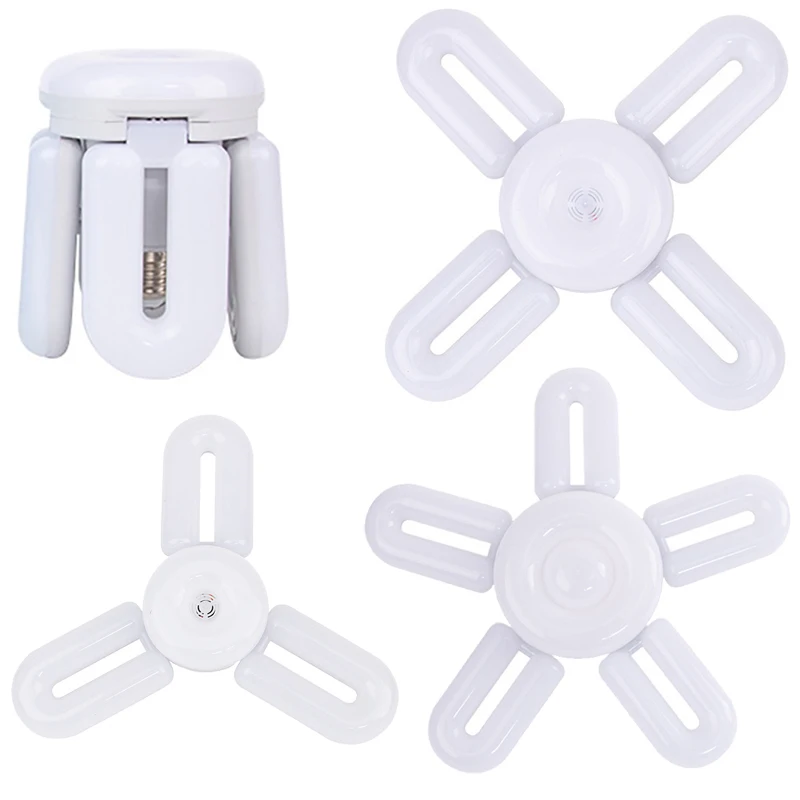 Wholesale t shape led E27 Fan Bulb light 2835 SMD B22  Foldable Fan Blade Ceiling Bulb Led light Folded led t bulb