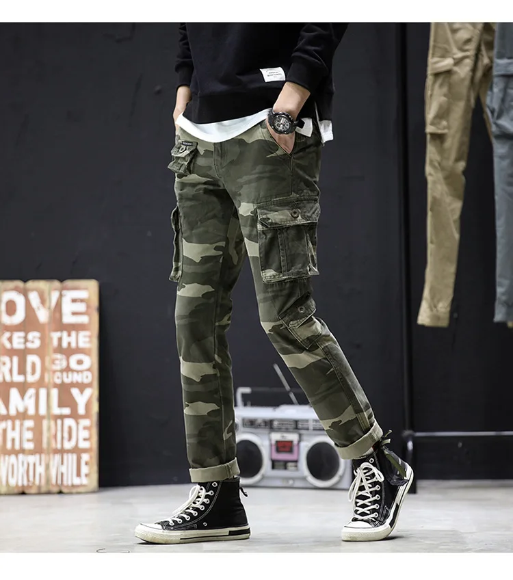 Fashion causal Cargo Pants Men camouflage pants man camo wholesale