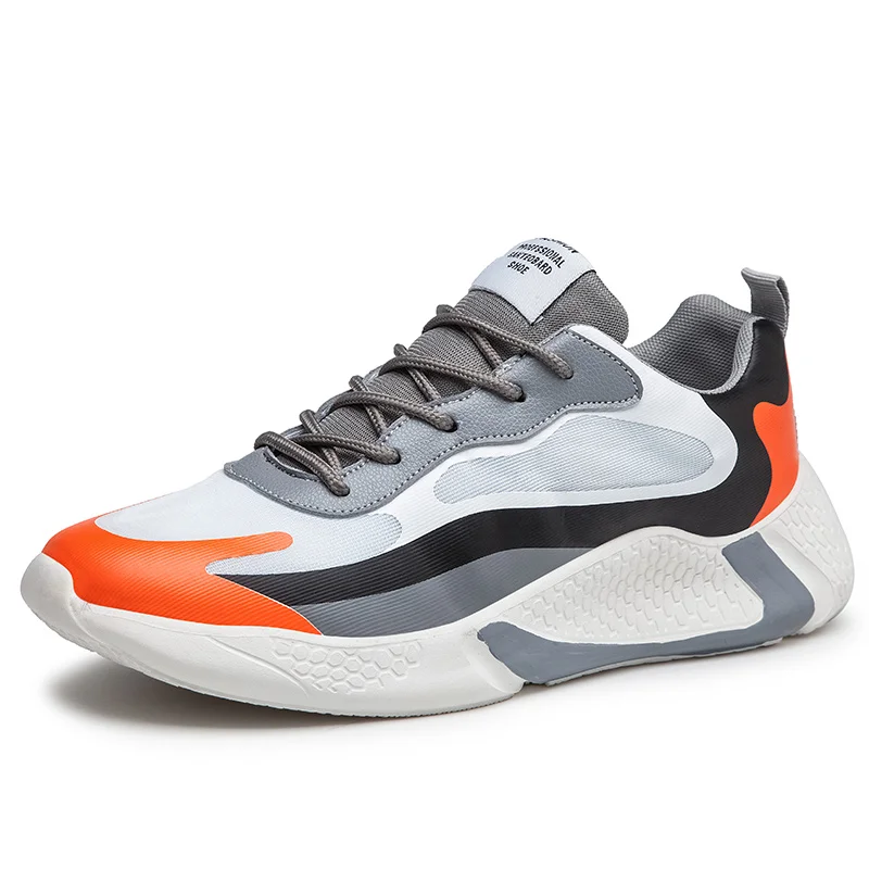Hot sale lightweight flat men sports shoes mens sneakers